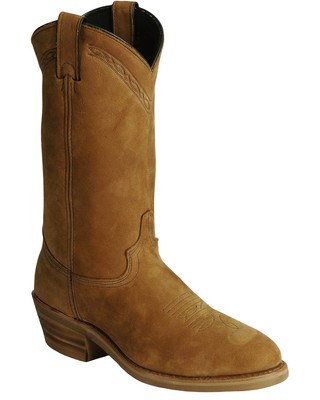 Pre-owned Abilene Men's Western Work Boot - Steel Toe - 2104st In Dirty Brn