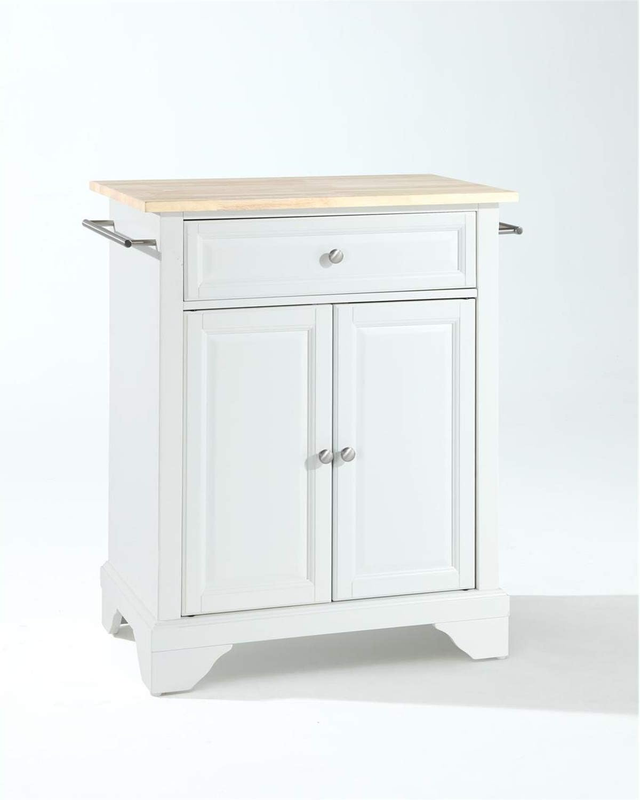 Crosley Furniture Lafayette Cuisine Kitchen Island with Natu