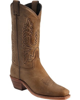 Pre-owned Abilene Women's Western Boot - Square Toe - 9011 In Green