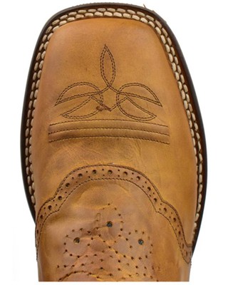 Pre-owned Dan Post Men's Rio Arriba Performance Western Boot - Broad Square Toe - Dp4915 In Brown