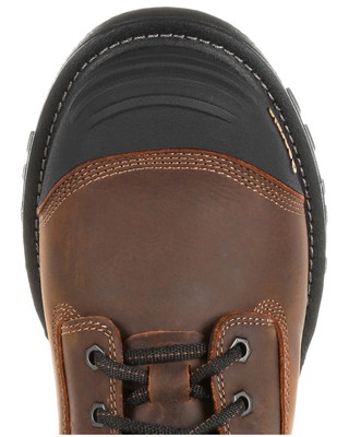 Pre-owned Georgia Boot Men's Rumbler Waterproof Work Boot - Composite Toe - Gb00285 In Brown