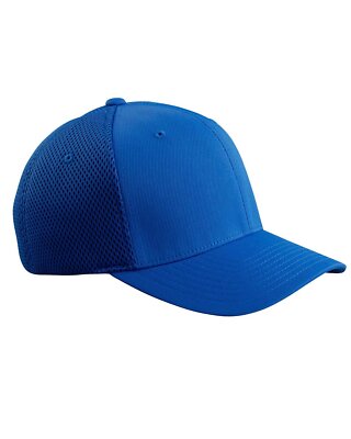 5 Pack Of Flexfit 6533 Adult 6 Panel Mid Profile Hat Ultrafibre & Airmesh Cap