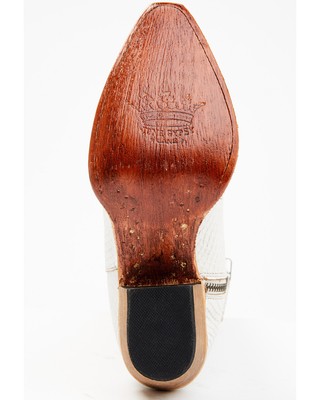 Pre-owned Junk Gypsy By Lane Women's Desert Highway Western Boot - Snip Toe - Jg0064e In Silver