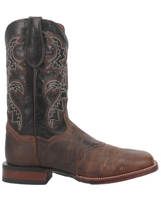 Pre-owned Dan Post Men's Gel-flex Western Certified Performance Boot Broad Square Toe - In Beige
