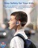 Mehomeli Kids Headphones, Wired Air Conduction Open Ear Headphones, 85dB Volume Limiting-Blue, Pink