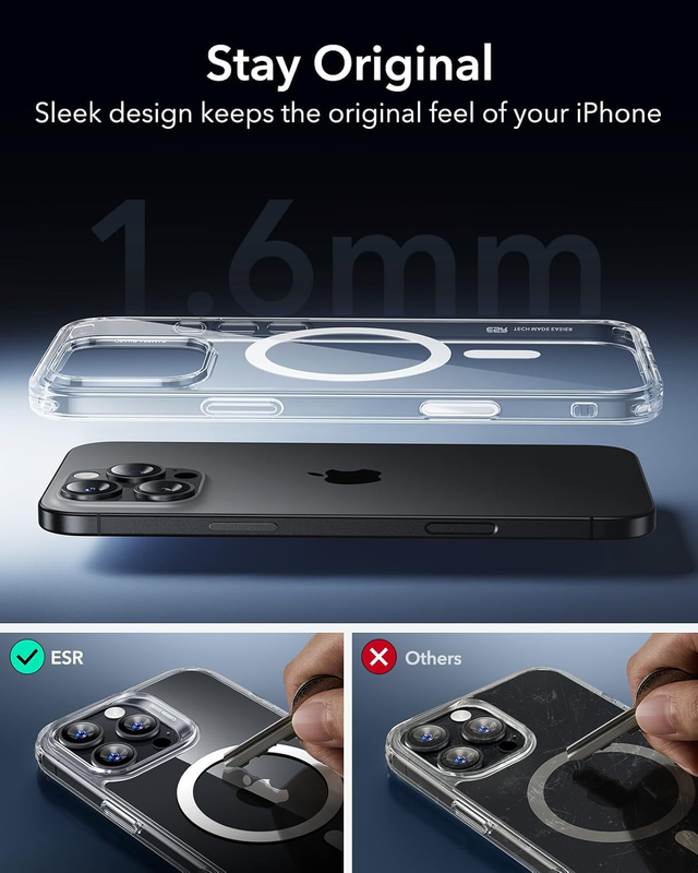 for iPhone 16 Pro Max Case, Camera Control Capture Button, Compatible with MagSa