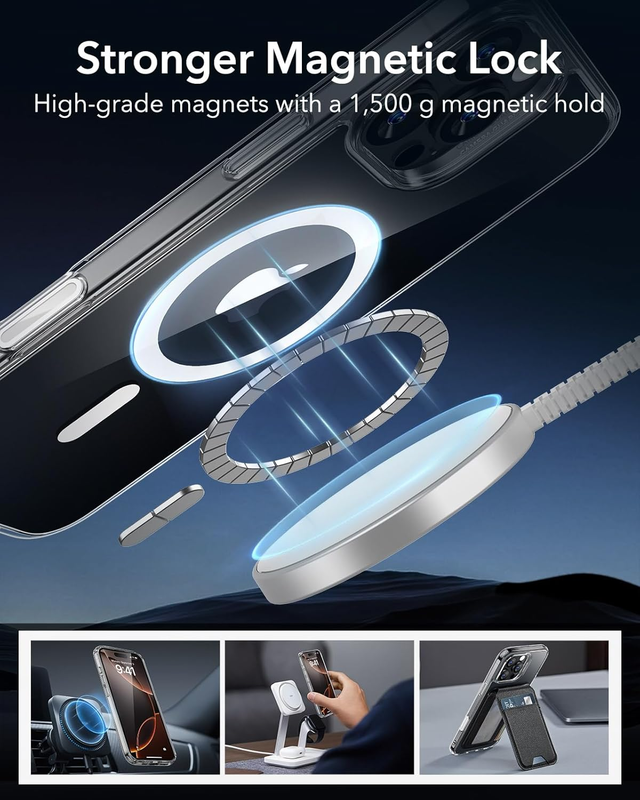 for iPhone 16 Pro Max Case, Camera Control Capture Button, Compatible with MagSa