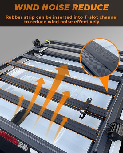 SUVAUTO Platform Flat Roof Rack Universal Cargo Carrier 58" x 47"