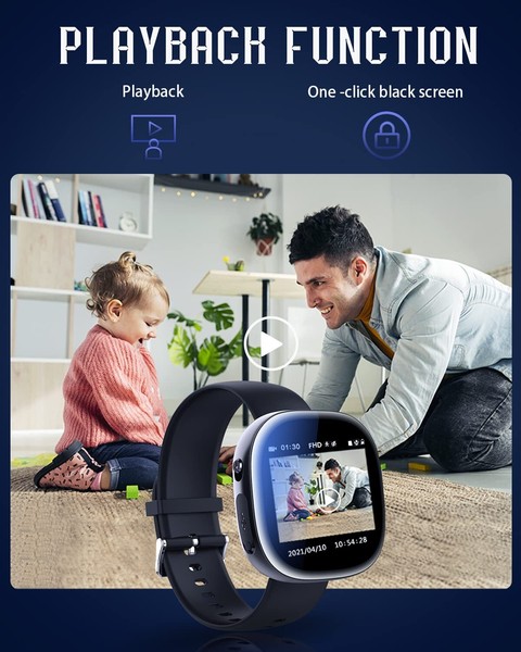 32GB Hidden Camera Watch 1080p with Playback,HD1080P Hidden Camera with Time ... - Image 3