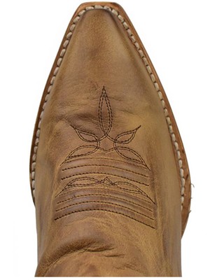 Pre-owned Dan Post Women's Magic Fashion Tall Western Boot - Snip Toe - Dp4366 In Brown