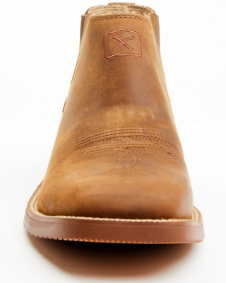 Pre-owned Twisted X Men's 4&quot; Tech X&trade; Chelsea Boot - Broad Square Toe - Mxtr008 In Rust Copper