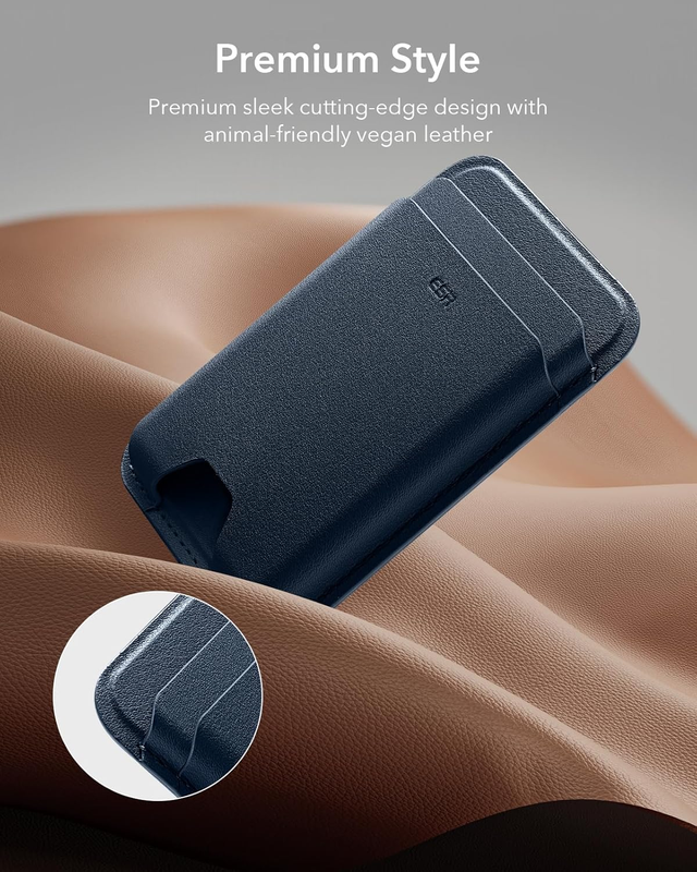 for MagSafe Wallet, 5-Card Holder with RFID Blocking, MagSafe Sticker Included,