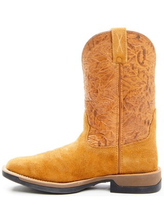 Pre-owned Twisted X Men's Cellstretch Western Work Boot - Soft Toe - Mxw0001 In Brown