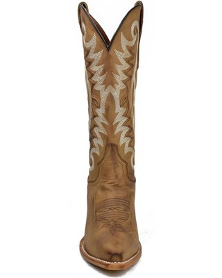 Pre-owned Dan Post Women's Magic Fashion Tall Western Boot - Snip Toe - Dp4366 In Brown