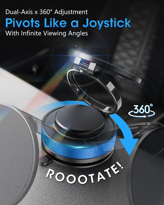 2025 Upgraded Car Phone Holder for Magsafe, 360° Adjustable 2500gf Strong Magnet