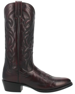 Pre-owned Dan Post Men's Mignon Western Boot - Round Toe - Dp2112r 17 D In Black
