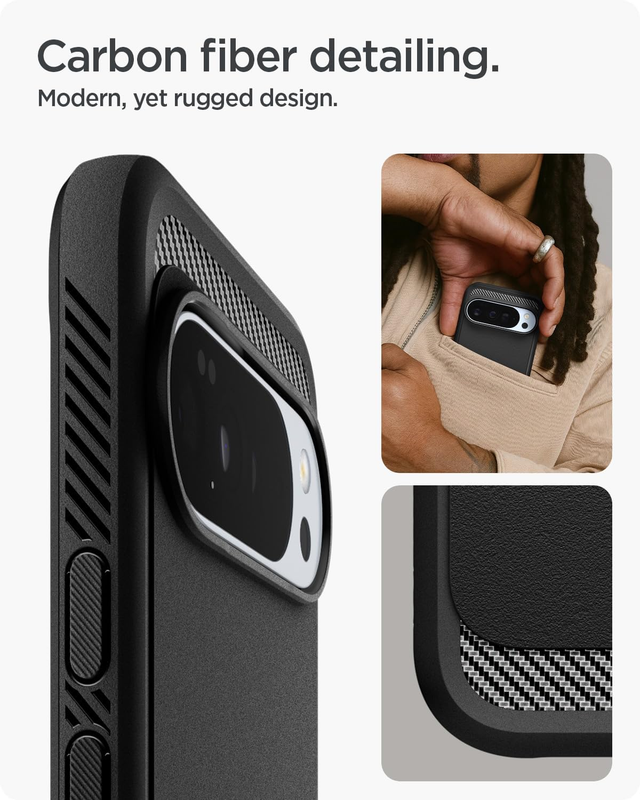 Case for Pixel 10 / Pixel 10 Pro Case, Rugged Armor MagFit Designed for Google P