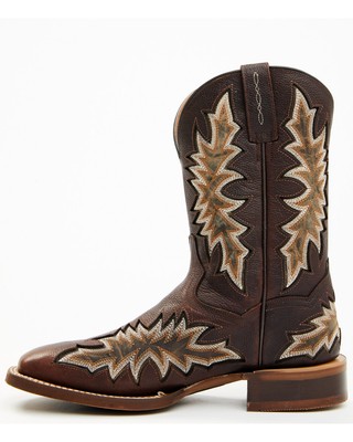 Pre-owned Dan Post Men's 11" Desert Goat Western Performance Boot Broad Square Toe - In Brown