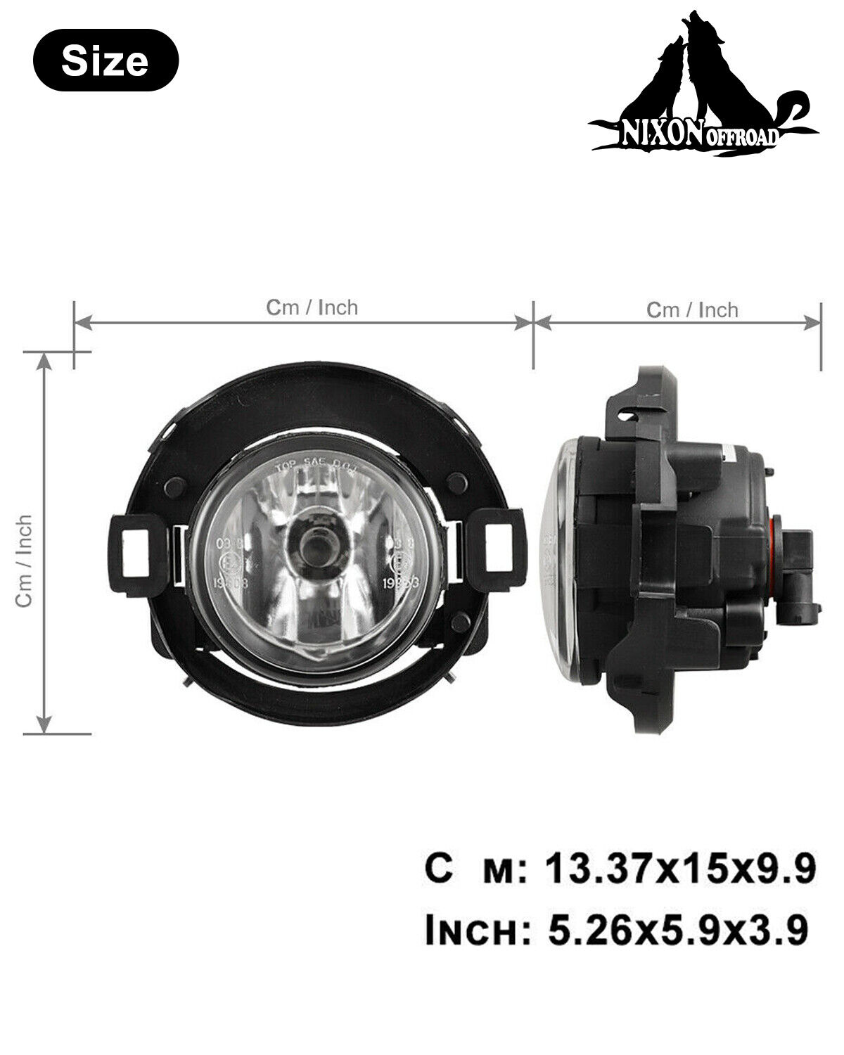 Fog Lights For 2010-2019 Nissan Frontier Driving Bumper Fog Lights For 2010-2019 Nissan Frontier Driving Bumper