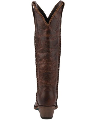 Pre-owned Lane Women's Plain Jane Western Boot - Round Toe - Lb0350i In Brown