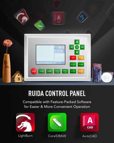 OMTech 100W 24x40 CO2 Laser Engraver with CW-5000 Water Chiller Cutting Machine