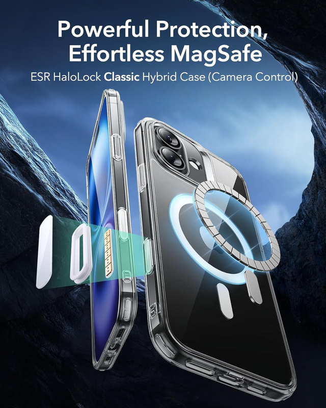 for iPhone 16 Case, Camera Control, Compatible with MagSafe, Shockproof Military