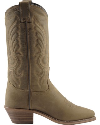 Pre-owned Abilene Women's Oiled Cowhide Western Boot - Pointed Toe - 9036 6 M In Brown