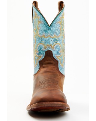 Pre-owned Dan Post Men's Performance Western Boot - Broad Square Toe - Dp80142 In Blue