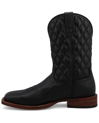 Pre-owned Twisted X Men's 11&quot; Tech X&trade; Western Boot - Broad Square Toe - Mxtl014 In Black