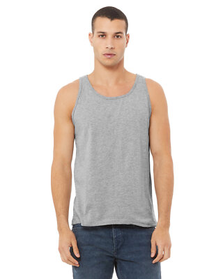 Bella Canvas Premium Unisex Triblend Jersey Sleeveless XS-XL Tank Top R-3480