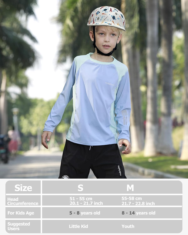 Kids Bike Helmet, 2 Size Adjustable for Children Ages 3-5-8-14 Year Old, Youth B