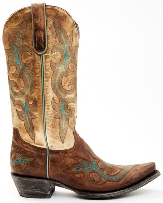 Pre-owned Old Gringo Women's Diego Heavy Western Boot - Snip Toe - L 3611-1 In Gold
