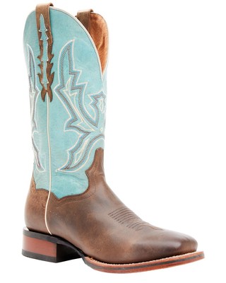 Pre-owned Dan Post Men's Embroidered Western Performance Boot - Broad Square Toe - Dp4972 In Brown