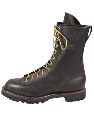 Pre-owned Whites White's Boot Men's Frontiersman 10' Lace-up Work Boot - Round Toe - Hs7805