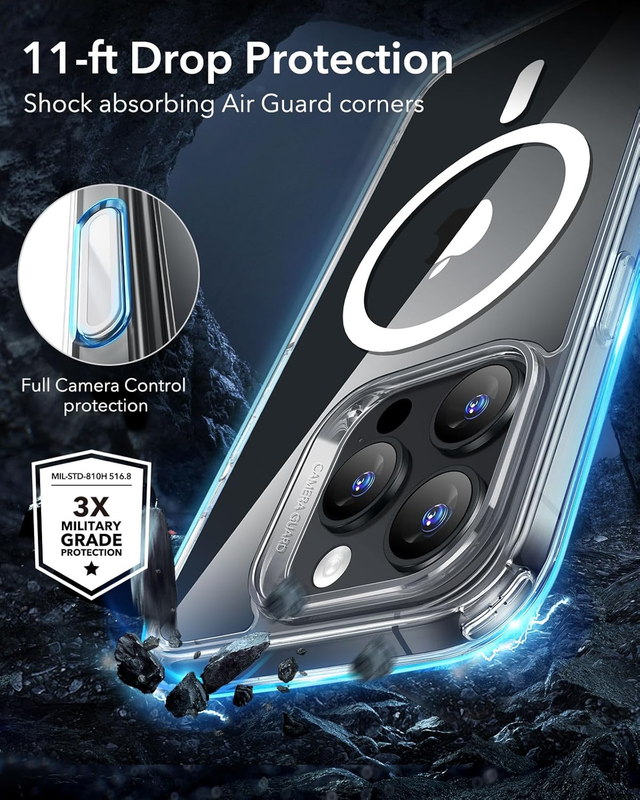 for iPhone 16 Pro Max Case, Camera Control Capture Button, Compatible with MagSa