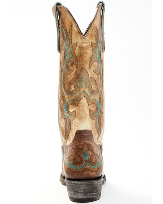 Pre-owned Old Gringo Women's Diego Heavy Western Boot - Snip Toe - L 3611-1 In Gold