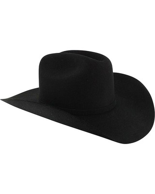 stetson 4x drifter buffalo felt pinch front cowboy hat