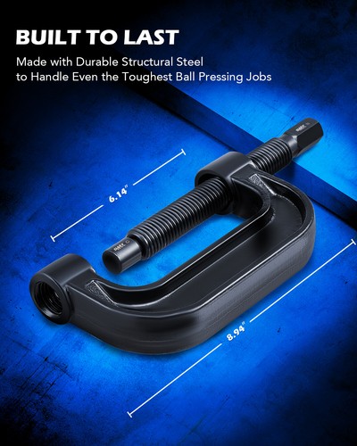 OMT Heavy Duty 4 in 1 Ball Joint Press & U Joint Removal Tool Kit w 4WD Adapters