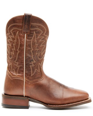 Pre-owned Dan Post Men's Dark Western Performance Boot - Broad Square Toe - Dp4960