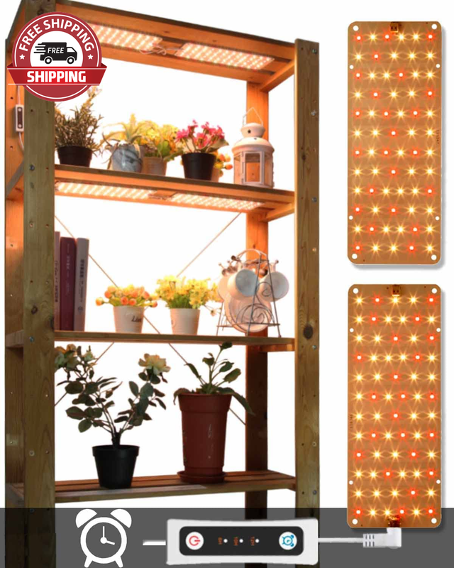 , 20w Ultra-thin Led Grow Lights For Indoor Plants Full Spectrum, 6/10