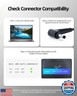 Charger fit for Lenovo IdeaPad L340 L340-15IWL L340-15API L340-17IWL L340-17API Laptop and More-10% Smaller, Upgraded Foldable Plug, 7.5ft Extra Long Cord, Charging Indicator, UL Listed, 65W