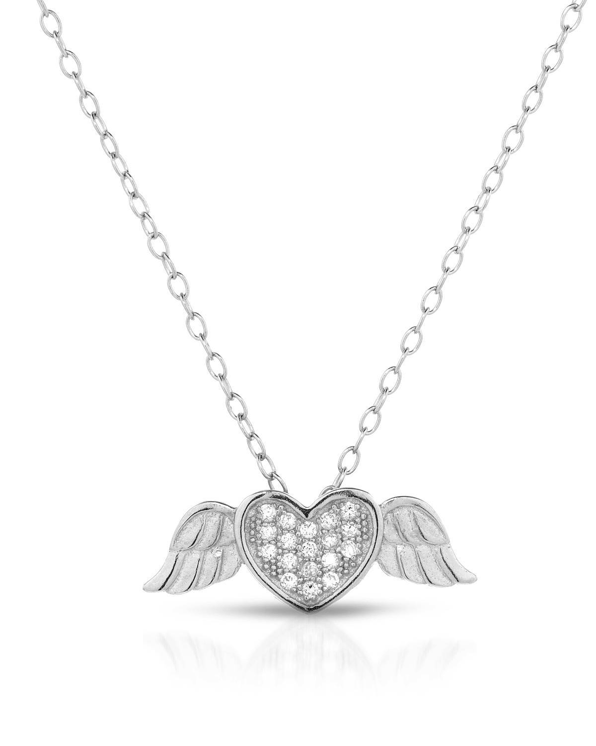 ■ENGBROX■ aurora heart star necklace EBNL25037 Birthstone Pendant Hearts Necklaces Birthstone Women Girls