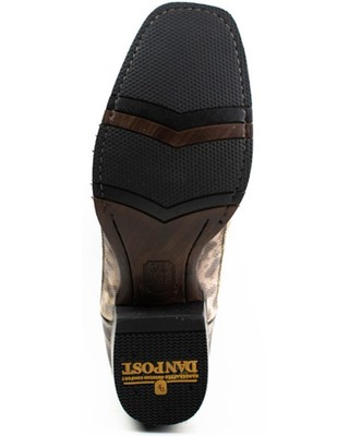 Pre-owned Dan Post Men's Karung Snake Exotic Western Boot - Square Toe - Dps708 In Black