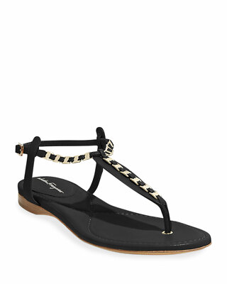 SALVATORE FERRAGAMO Tahiti Sandal,7 C,Shoe,ITALY,Gancini