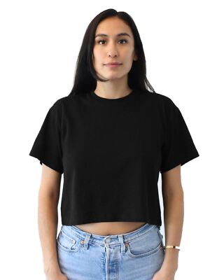 Next Level Women's Relaxed Fit  Ideal Crop T-Shirt 1580NL