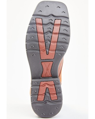 Pre-owned Twisted X Men's Lite 8&quot; Lace-up Waterproof Work Boot - Steel Toe Oiled Rust