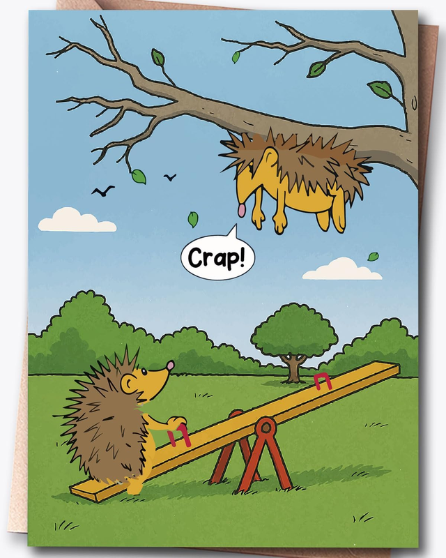 Funny Happy Birthday Cards for Sister & Brother & Women & Husband & Mom & Dad &