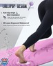 LOLLIPOP Thick Yoga Mat, Non-Slip Exercise Mat for Yoga, Pilates, Stretching Fitness and Exercise Mat with Easy-Cinch Carrier Strap, 72