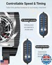 Pawfly Aquarium Chiller Fan, Quiet Aquarium Fan for Axolotl Tank, Fish Tank Cooling Fan, Aquarium Cooler with Adjustable Speed and Timer, Terrarium Fan Water Chiller for Freshwater and Saltwater Tanks