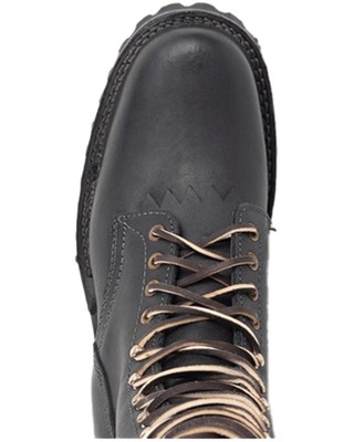 Pre-owned Whites White's Men's Boot Centennial Smokejumper 10" Lace-up Work Round Toe - C409v-blk